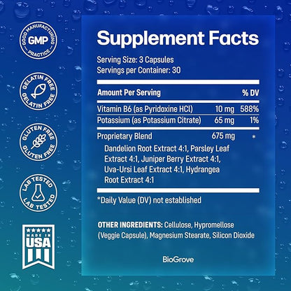 Water Pills for Swollen Feet & Legs (Easy-to-Swallow) Reduces Water Retention, Puffiness Without Side Effects - Top Value & Quality for Water Weight Loss - Diulite Will Have a Fast Effect on Your Body