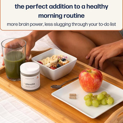 Avantera Elevate Premium Nootropic Supplement - Beat Brain Fog - Best Focus Supplements for Memory & Focus Support - Energy Without Crash - 60 Count Pills for Women & Men