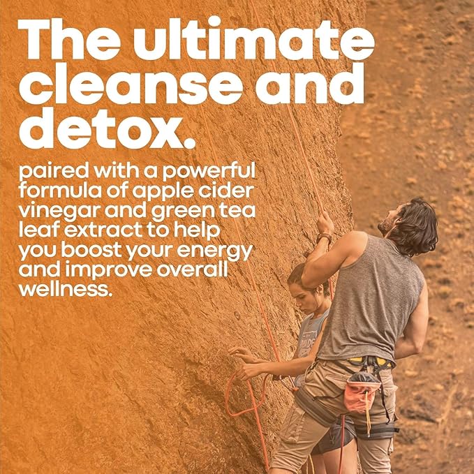 Herbtonics Thermogenic Supplement | Metabolic Health & GLP-1 Support for Men & Women | Clean Energy & Mental Focus | ACV, Green Tea Extract & Caffeine | 120 Veg Capsules