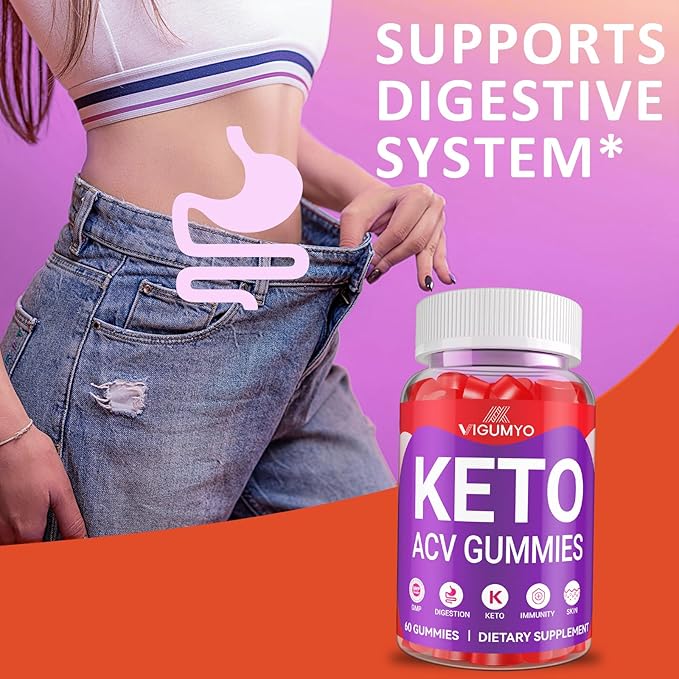 Keto ACV Gummies Apple Cider Vinegar Gummies for Digestion Detox Keto ACV Gummies with B12 Pomegranate Beet Juice 60 Gummies
