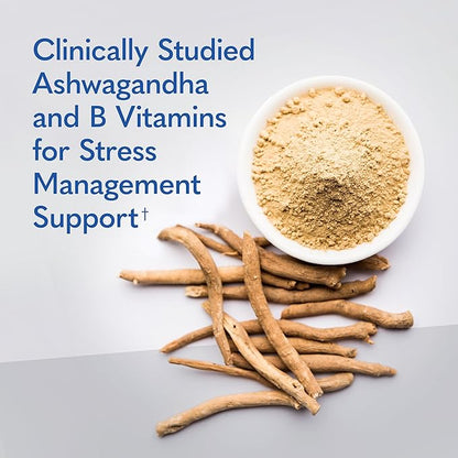 Garden of Life Dr. Formulated Multi+ Stress & Mood, Fermented Liposomal Multivitamin + Ashwagandha, B Vitamins & Probiotics - 60 Capsules, Whole Food Vitamin & Mineral Supplement