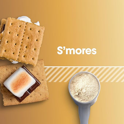 Optimum Nutrition 100% Gold Standard Whey Protein Powder - Protein Powder with a Blend of Hydrolyzed, Isolate and Whey Protein - Protein Powder for Muscle Recovery - S'Mores, 5.64 lb (80 Servings)