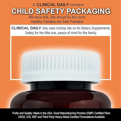 Clinical Daily Complete Daily Multivitamin Gummy for Women, Men, Teens, or Seniors. Contains Vitamins A, E, C, and B Complex from Superfood Fruits & Vegetables. 60 Vegetarian, Gluten Free Gummies