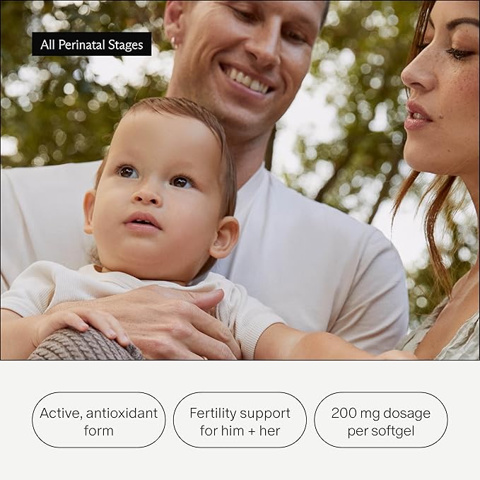 Needed. CoQ10 200mg Supplement - Ubiquinol 200mg for Women and Men – Enhanced Cellular Energy & Antioxidant Support, Coenzyme Q10 Preconception Health Supplement, Non-GMO, Softgels – 30 Count