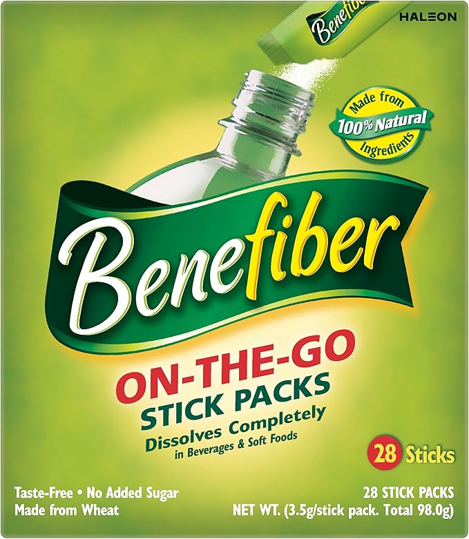 Benefiber Natural Fibre Supplement On-The-Go Stick 28 Pack