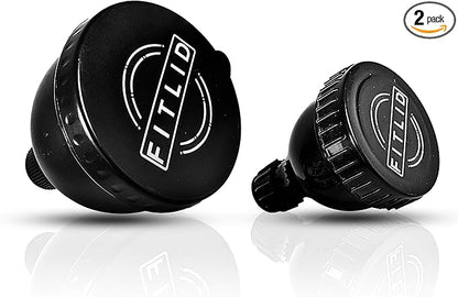 Small & Large 2-Pack Portable Protein Supplement Funnels, Great for Pre-Workout, BCAA's, and Protein Powder. Easy & Mess Free Container for Workout, Travel, to-Go, Fitness, WOD.