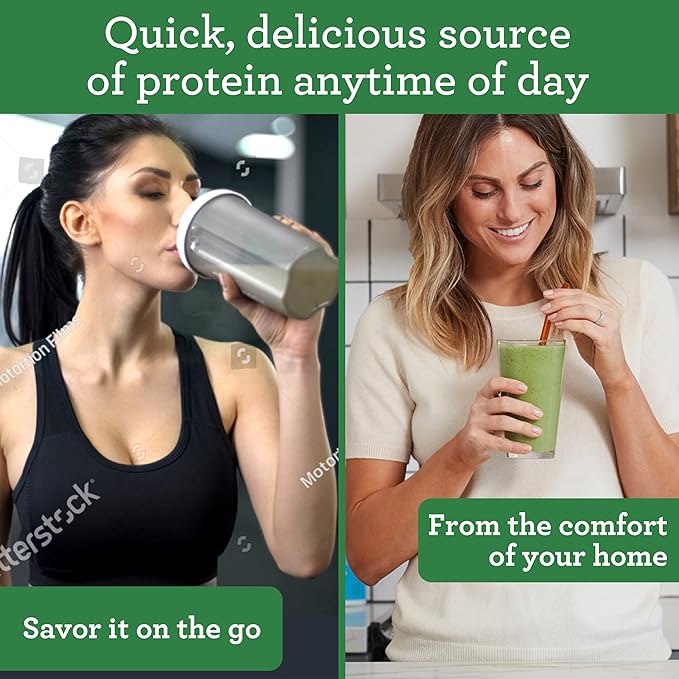 Amazing Grass Organic Plant Protein Blend: Vegan Protein Powder, New Protein Superfood Formula, All-In-One Nutrition Shake with Beet Root, Original, 12 Servings