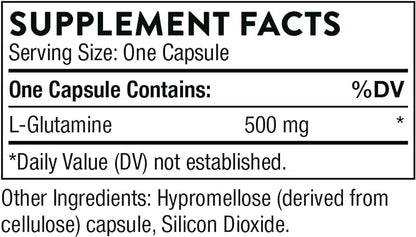 THORNE L-Glutamine - Amino Acid Supplement for GI Health and Immune Function - 90 Capsules