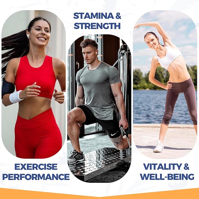 Urolithin A Supplement 1500MG Plus Brown Rice Protein, for Exercise Performance & Premium Cellular, Gluten Free, 60 Capsules