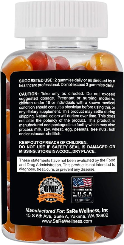 Clinical Daily Complete Daily Multivitamin Gummy for Women, Men, Teens, or Seniors. Contains Vitamins A, E, C, and B Complex from Superfood Fruits & Vegetables. 60 Vegetarian, Gluten Free Gummies