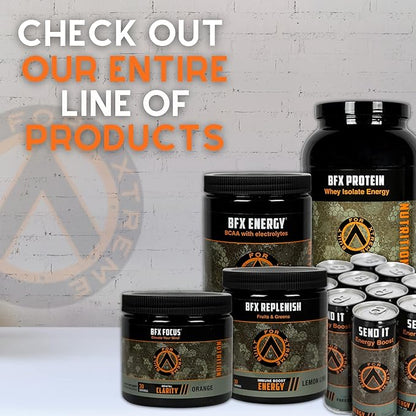 Built For Xtreme Replenish Energy Fruits and Greens Immune Boost, Lemon Lime Flavored Superfood Powder 12.59oz for Total Body Wellness and Immunity Boost