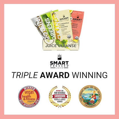 Smart Pressed Juice Revive Beets & Roots | Healthy Pre-Workout Substitute & Energy Boost with Nitric Oxide | Turmeric, Ginger, Carrots, Rhodiola, Lemon & Kale | USDA Organic & Made in the USA