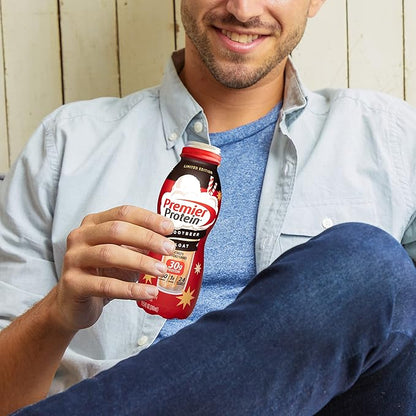 Premier Protein Shake, Limited Edition, Root Beer Float, 30g Protein, 1g Sugar, 24 Vitamins & Minerals, Nutrients to Support Immune Health, 11.5 fl oz, 12 Pack