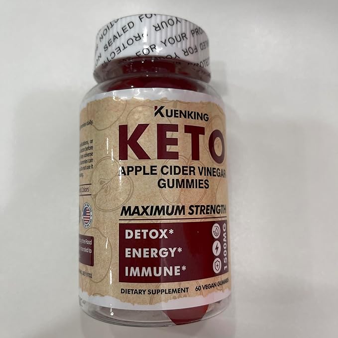 Keto ACV Gummies Advanced Formula, Apple Cider Vinegar Gummies Formulated with Pomegranate Beet Juice Powder B12, 1500MG Vegan Non GMO 56 Gummys