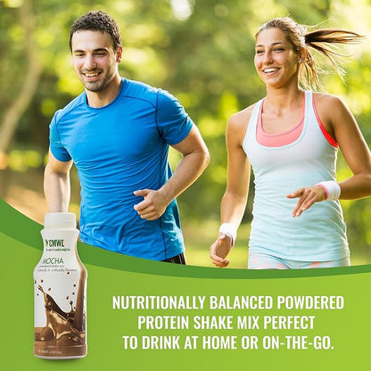 Mocha Powdered Protein Shake Mix | On The Go Meal Replacement Shake | Support Weight Management | Muscle Maintenance | 160 Calories, 16g Protein, 24 Vitamins & Minerals, Low Carb, Zero Trans Fat