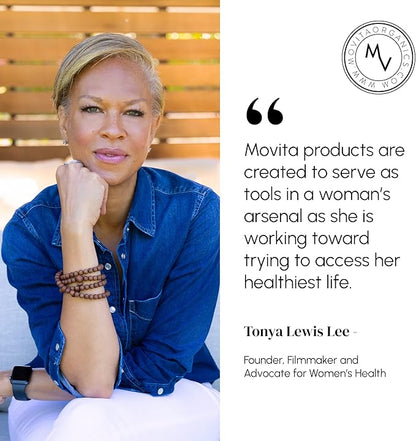 Movita Beauty – Promotes Healthy Hair, Skin & Nails with Biotin & Choline –Fermented Whole Foods, Organic, Vegan, Gluten-Free, Non-GMO – 30-Day Supply (Eco-Friendly Pouch)