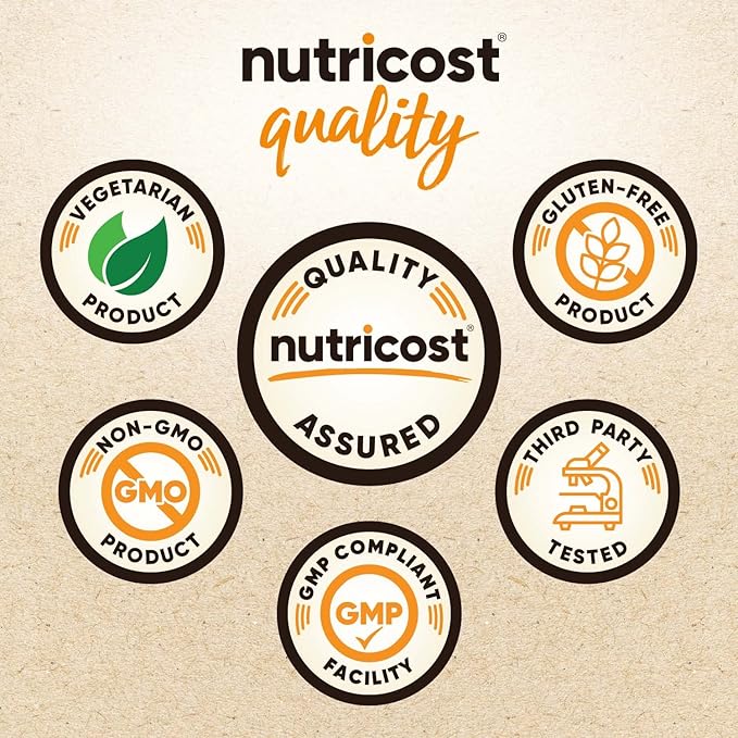 Nutricost Fiber Capsules with Prebiotic Fiber Supplement 300 Capsules - Made with Organic Psyllium Husk & Organic Jerusalem Artichoke, 60 Servings, Gluten Free, 3 G Per Serving