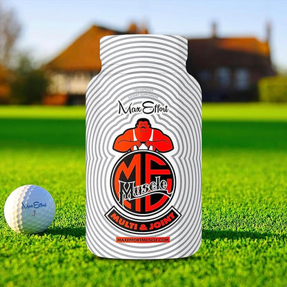 Max Effort Daily Multivitamin & Joint Support Supplement for Adults,Vitamin B12, D, E, C, & A + Magnesium Glycinate and Zinc, Joint Care, Support Proper Nutrition Levels, 120 Capsules, 30 Servings