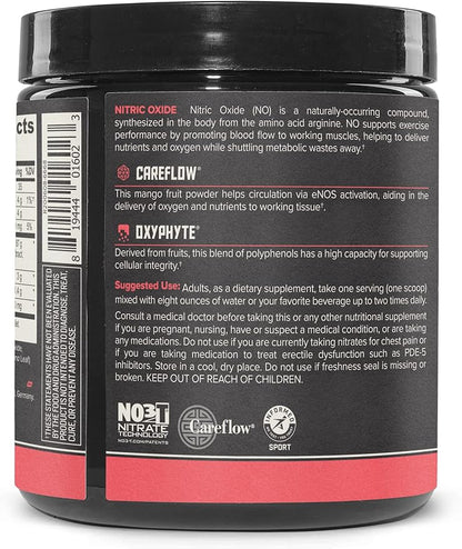 ONNIT Total Nitric Oxide - Caffeine Free Pre Workout Powder w/Beet Root, L Arginine & L Citrulline Malate | Boost Energy & Recovery | Harvest Fruit Flavor