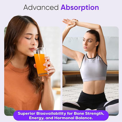 Liquid multivitamin for Women - 32Fl.oz (960ml) - Unlock The Secret Recipe | Energy and Beauty Booster | 100% Organic Aloe Vera Liquid multivitamin for Glowing Skin and Vibrant Health