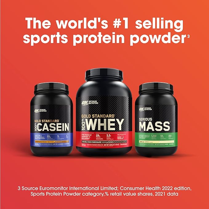 Optimum Nutrition Serious Mass, Weight Gainer Protein Powder, Mass Gainer, Vitamin C and Zinc for Immune Support, Creatine, Strawberry, 12 Pound (Packaging May Vary)