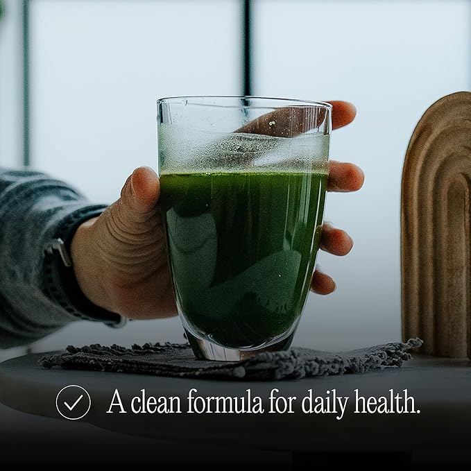 BARE PERFORMANCE NUTRITION, BPN Strong Greens Superfood Powder, Improved Digestion, Increased Energy, Immune System Support, Sweet Mint, 30 Servings