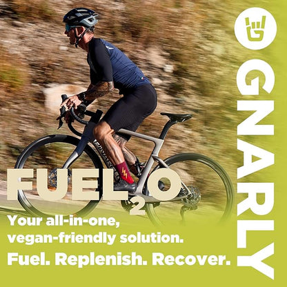 Gnarly Nutrition Fuel20 Electrolyte Powder - Fuel 2O Endurance Nutrition, NSF Sport Certified, Electrolyte Solution, Fuel, Replenishment, and Recovery - Limeade, 25.57Oz