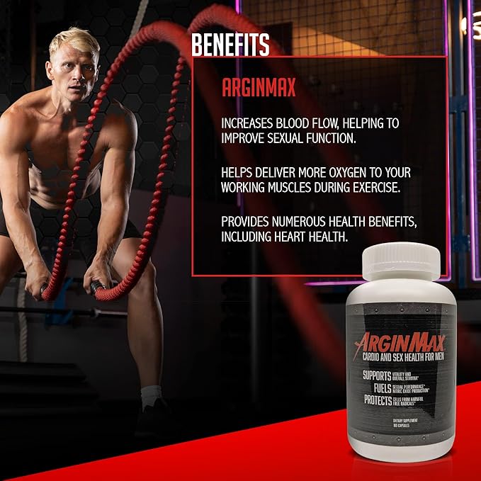 L Arginine Nitric Oxide Supplement for Men - Oxygen & Blood Flow Support, Non GMO Nitric Oxide Booster - Larginine Supplements with Ginseng, Nitric Oxide Supplements for Men - 180 Capsules