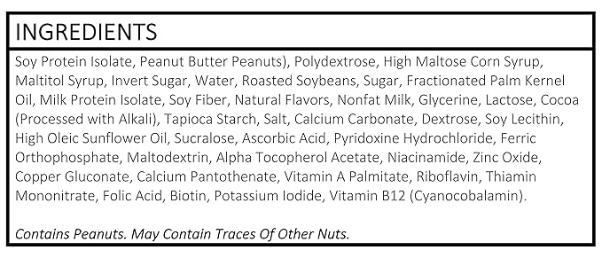 GO4IT Health Meal Replacement Bar, HIGH Protein Nutrition Bar, HIGH Fiber, LOW Calories, KETO friendly, On-the-go, Weight Loss Food Bar, 7/Box - (Peanut)