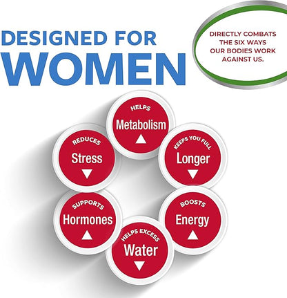 Slimquick Pure 3x Extra Strength Mixed Berry Drink Mix for Women to Help Achieve Weight Goals, Helps Metabolism, Keeps Full for Longer with Green Tea, Caffeine, Chaste Tree, Rhodiola Extract, 26 Count