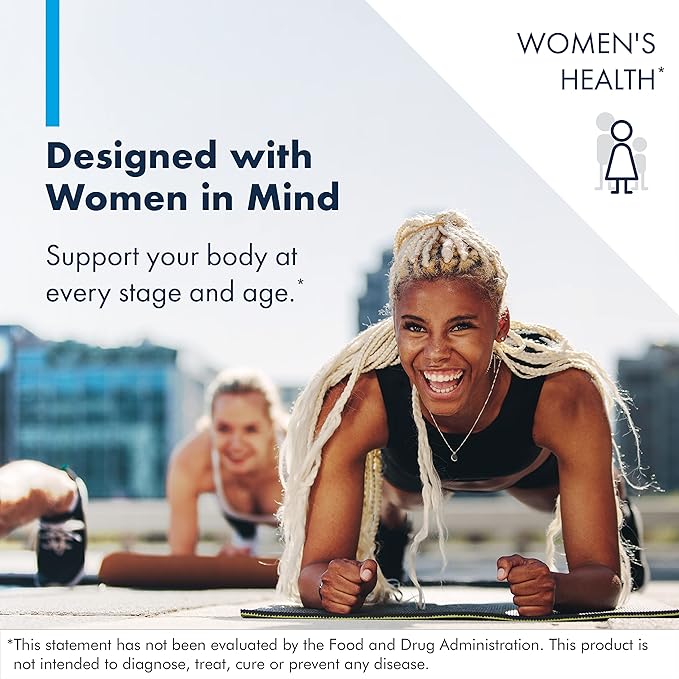 Metabolic Maintenance FemOne - Womens Multivitamin with Vitamin D3, Vitamin B12, Methylfolate - Contains Key Nutrients for Reproductive & Immune Health (90 Capsules)