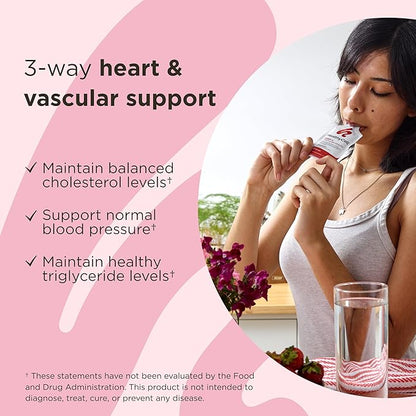 Healthycell Heart & Vascular Health - Heart Health Supplement with Resveratrol, Beet Powder, CoQ10, Omega-3 - Support Healthy Blood Pressure and Cholesterol Levels - Maximum Absorption - 30 Gel Packs