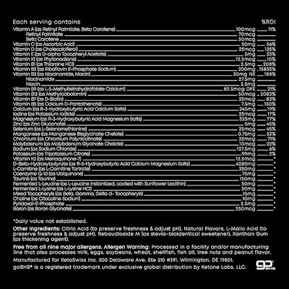 MigraKet Migraine Medical Food - Supports Brain Health and Energy Metabolism - Multivitamins Replacement - Drug-free, Gluten-Free, Dairy-Free, Vegan - Orange Flavored - 30 Sachets