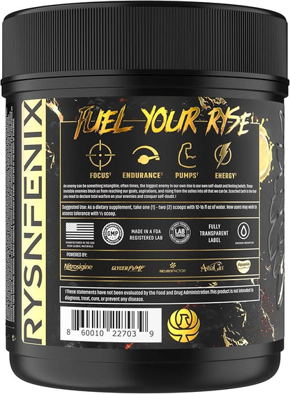 Scorched Earth Pre Workout Powder - Energy & Focus with Dual-Source Caffeine, Nootropics | Pumps from Citrulline, Beta Alanine, Nitrosigine®, GlycerPump™ (Tangerine)