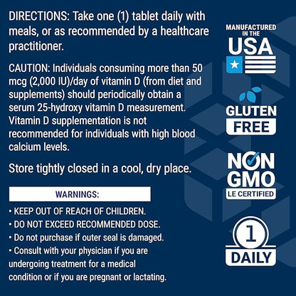 Life Extension One-Per-Day Multivitamin – Packed with Over 25 Vitamins, Minerals & Plant Extracts, Quercetin, 5-MTHF Folate & More – 1-Daily, Non-GMO, Gluten-Free – 60 Tablets