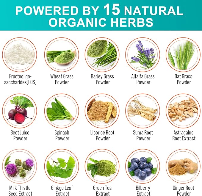 Probiotics for Women & Men - 300 Billion CFU, 24 Strains Probiotic + 15 Organic Herbs Prebiotics Blend, Daily Prebiotics and Probiotics for Digestive Health, Gut, Immune, Bloating - 2 Months Supply