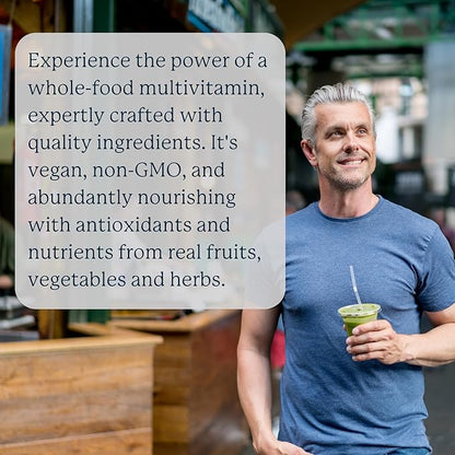 Dr. Fuhrman Daily Whole Food Multivitamin for Men - 120 Capsules, Vegan Formula for Optimal Health and Vitality, Specifically Designed for Men Over 50