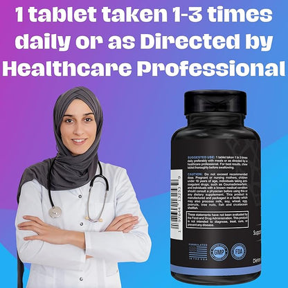 Halal Vitamin D3 with K2 Chewable Tablets - Vitamin D 2000 iu + Menaquinone-7 (MK7) | Supports Heart Health, Bones, and Muscles Health | 90 Count for Men and Women