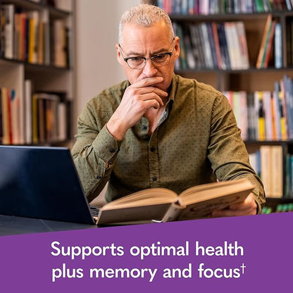 Garden of Life Dr Formulated Multi+ Brain Health, Fermented Liposomal Multivitamin + Lutein & Zeaxanthin, Vitamin D3 & Probiotics - Memory & Focus Support, Digestive & Immune Health, 30 Capsules