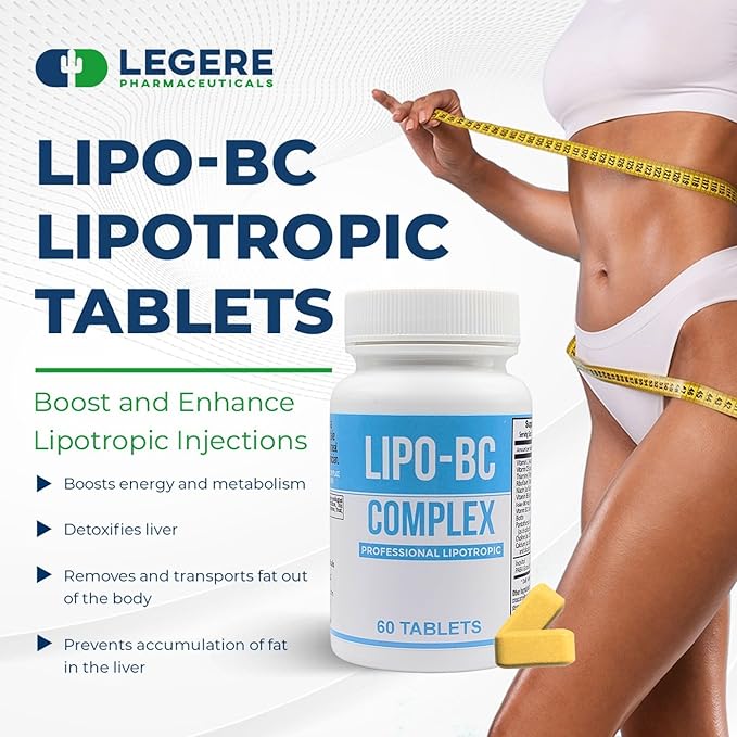 LIPO BC (2 Pack - 60 Tablets) 120 Tablets Lipotrophic Weight Loss Supplement