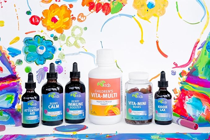 Mountain Meadow Herbs Vita-Mini Bears for Children | Multivitamin with Biotin, Folic & Pantothenic Acid, Iodin, Zinc | for Children’s Healthy Development | Fruit Gummies, 60 ct.