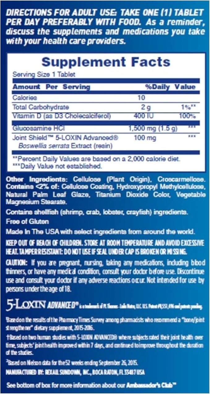 Osteo Bi-Flex One Per Day, Glucosamine Joint Health Supplement with Vitamin D, 30 Coated Tablets