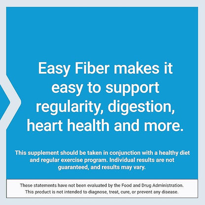Life Extension Easy Fiber - Glucomannan Fiber, Regularity, Digestion, Heart Health, No Artificial Sweeteners, Vegetarian, Non-GMO, Gluten Free, Sugar Free, Net Wt. 167 G (0.368 Lb. Or 5.89 Oz)