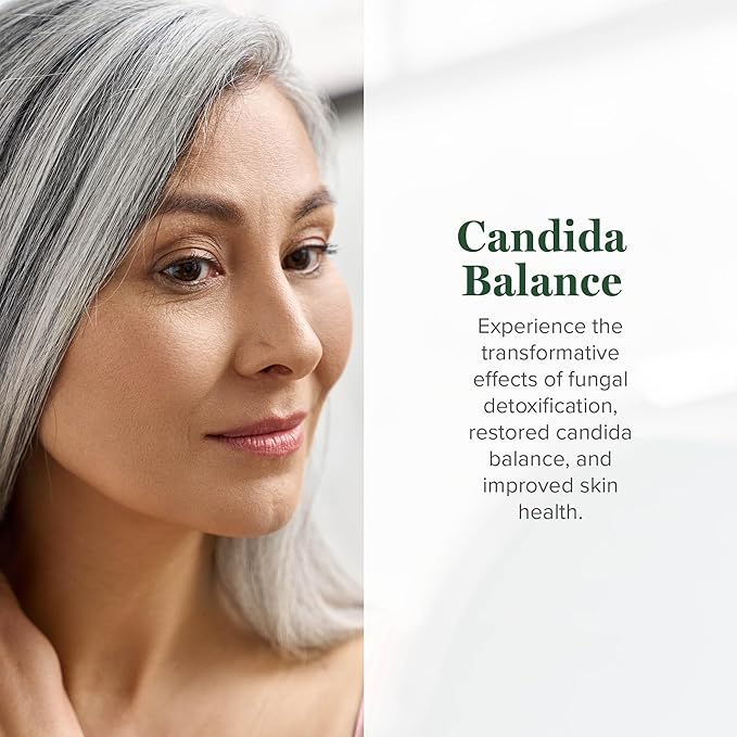 Global Healing Candida Cleanse Supplement (Mycozil) - Detoxification for Yeast Balance Support, Helps Gut and Vaginal Health, Feminine Balance Complex for Women, Candida Overgrowth (120 Capsules)