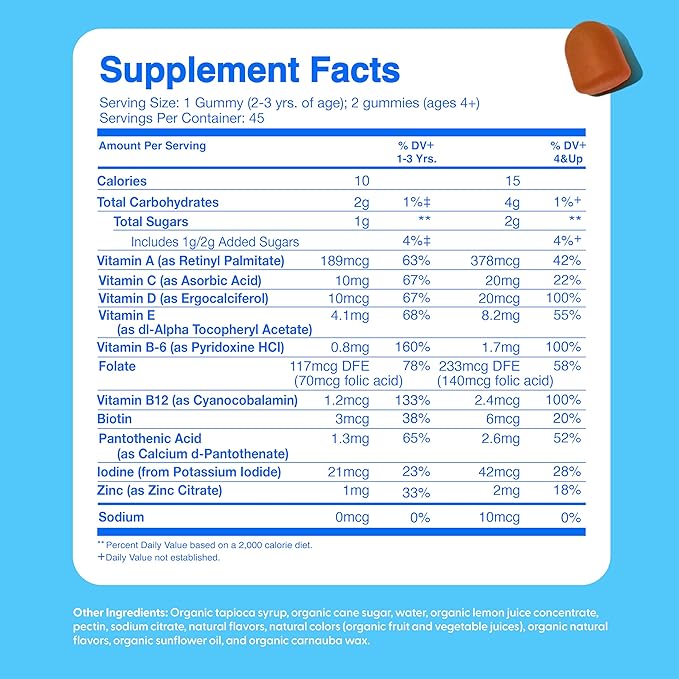 Feel Great Kids Multivitamin Gummies | Citrus & Strawberry Flavored Kids Gummies Multivitamins for Bone, Muscle & Immune Support | Chewable Vegetarian Gummy Vitamins | 45 Day Supply