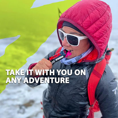 MOUK Energy Workout & Sports Nutrition Energy Gel - Lemon Flavor All Natural with Whole Chia Seeds | Easy Digestion, Vegan, Gluten Free, Essential Electrolyte | 1.38 Ounce (Pack of 10)