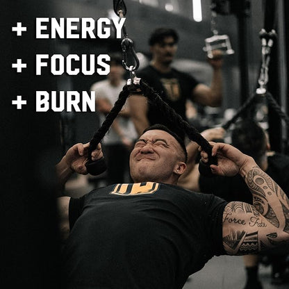 Iron Kingdom Thermo Cuts Thermogenic Burner - Metabolism Booster for Intense Energy Focus & Burn - L-Carnitine & Caffeine Pre Workout Supplement for Men & Women - 180 Capsules