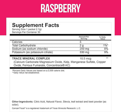 Dr. Price Electrolytes Powder Packets - Electrolytes No Sugar - Hydration Packets - Electrolyte Mix - Keto Electrolytes - (30 Packets) Fasting Electrolytes - Water Enhancer, Sports Drink - Raspberry