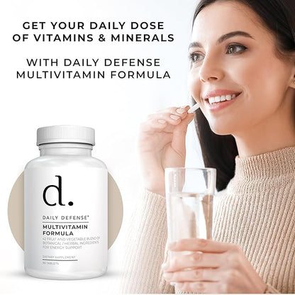 Fruit and Veggies Supplement - Multi Vitamins for Adults w/ Vitamins A, B Complex, D, E, Zinc, Biotin, Calcium - Fruit Vegetable Supplements for Energy & Immunity Support - Vitamins Supplements