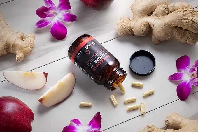 Apple Cider Vinegar Pills | Detox, & Cleanse with Turmeric & Ginger | Healthy Digestion, Professional Strength Organic | 60 500mg ACV Vegan, Kosher | Made in The USA